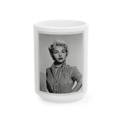 Beverly Garland #74 (Vintage Female Icon) White Coffee Mug 15oz - Go Mug Yourself