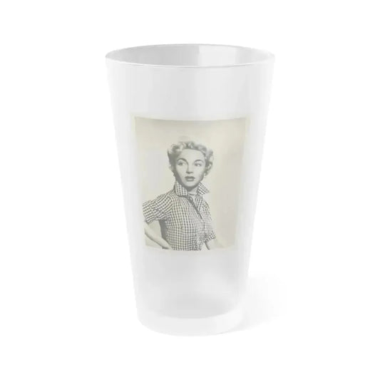 Beverly Garland #75 (Vintage Female Icon) Frosted Pint Glass 16oz 16oz Frosted - Go Mug Yourself