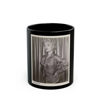 Beverly Garland #77 (Vintage Female Icon) Black Coffee Mug 11oz - Go Mug Yourself