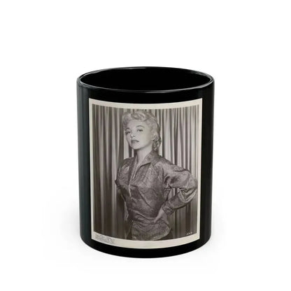 Beverly Garland #77 (Vintage Female Icon) Black Coffee Mug 11oz - Go Mug Yourself