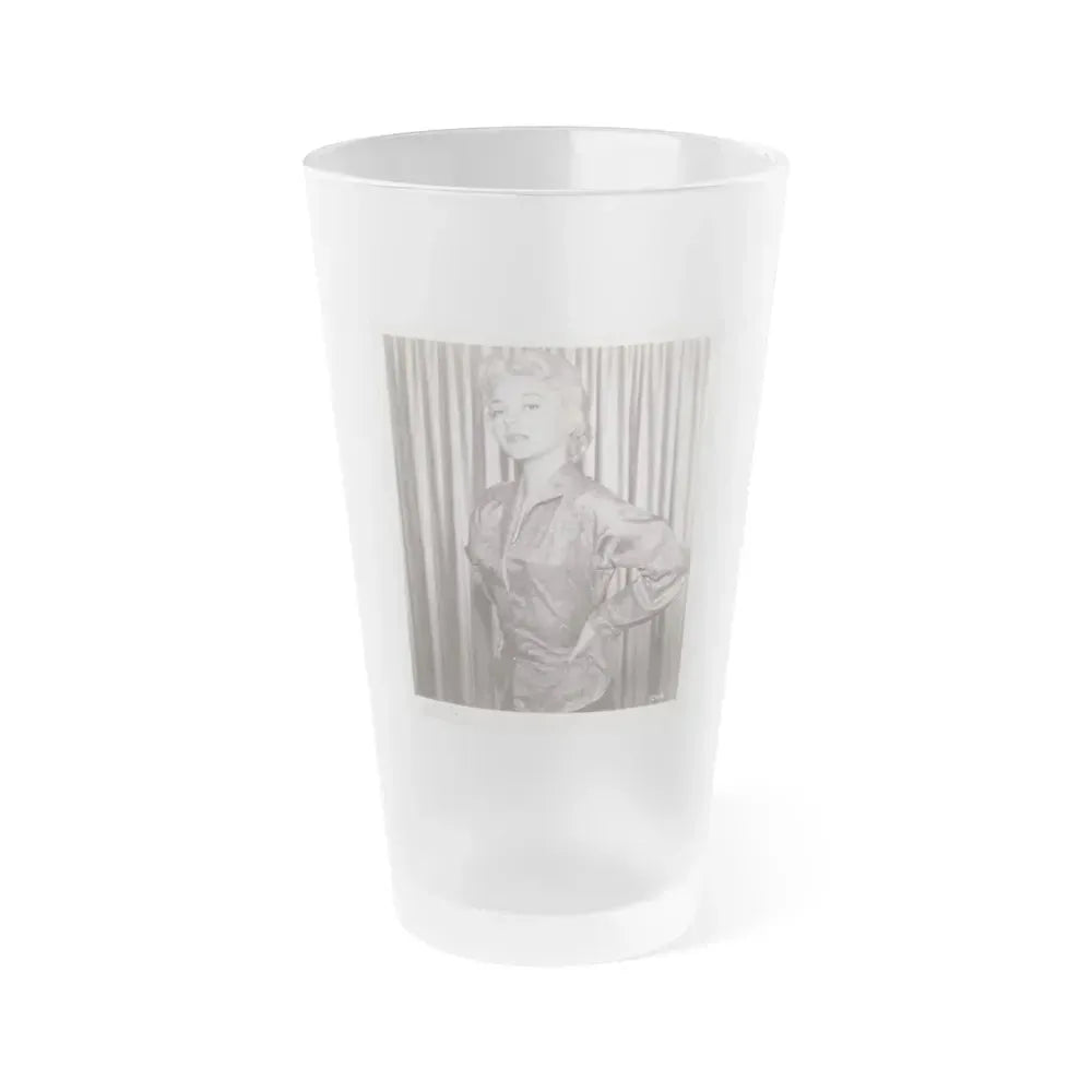 Beverly Garland #77 (Vintage Female Icon) Frosted Pint Glass 16oz 16oz Frosted - Go Mug Yourself