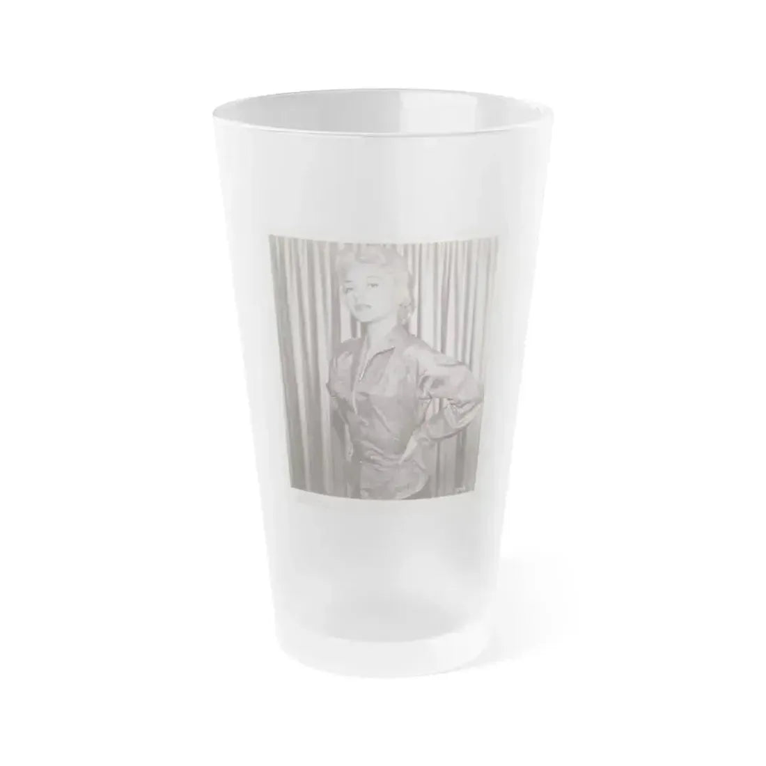 Beverly Garland #77 (Vintage Female Icon) Frosted Pint Glass 16oz 16oz Frosted - Go Mug Yourself