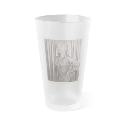 Beverly Garland #77 (Vintage Female Icon) Frosted Pint Glass 16oz 16oz Frosted - Go Mug Yourself