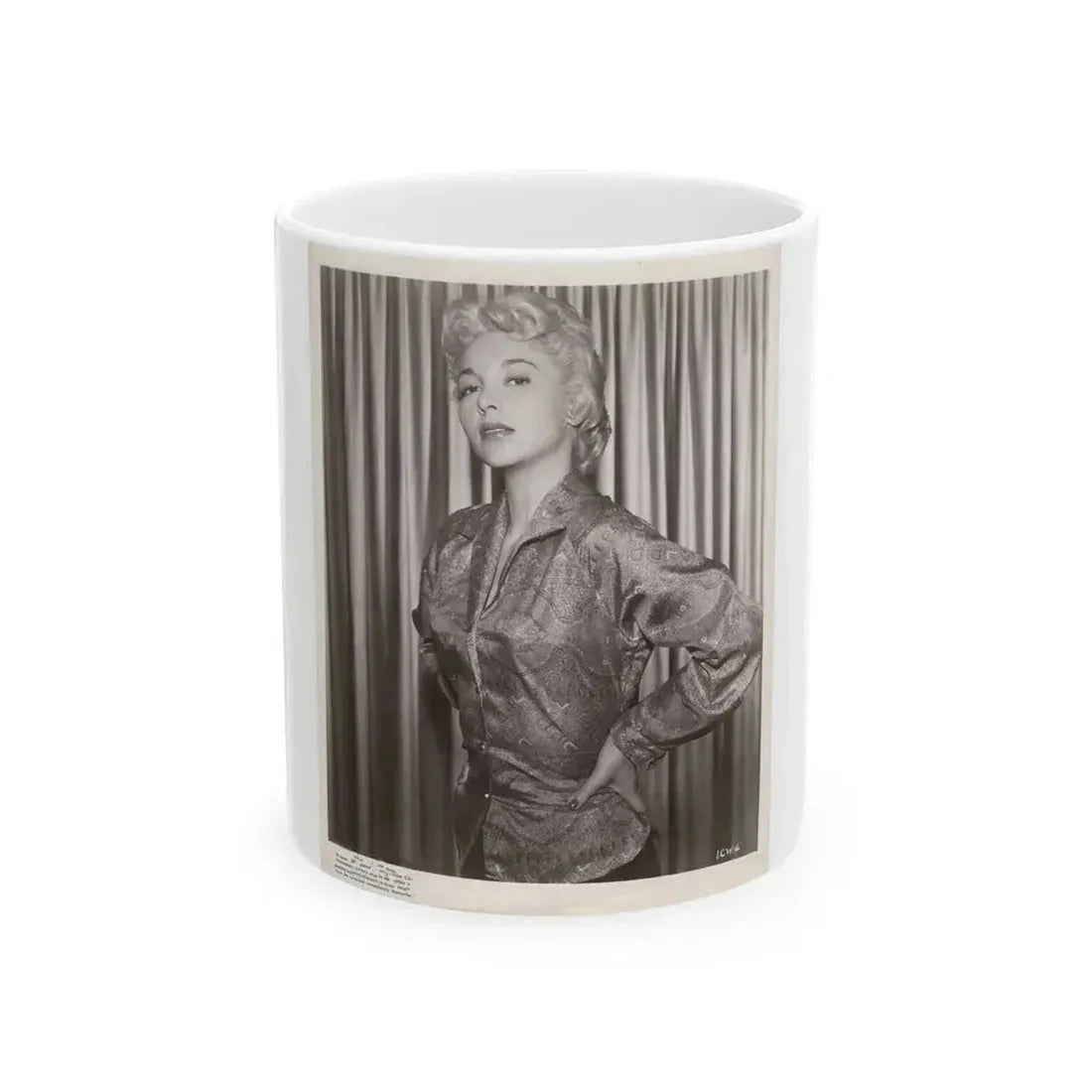 Beverly Garland #77 (Vintage Female Icon) White Coffee Mug 11oz - Go Mug Yourself
