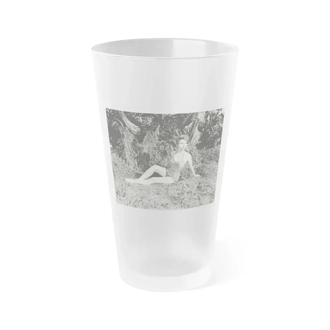 Beverly Garland #78 (Vintage Female Icon) Frosted Pint Glass 16oz 16oz Frosted - Go Mug Yourself