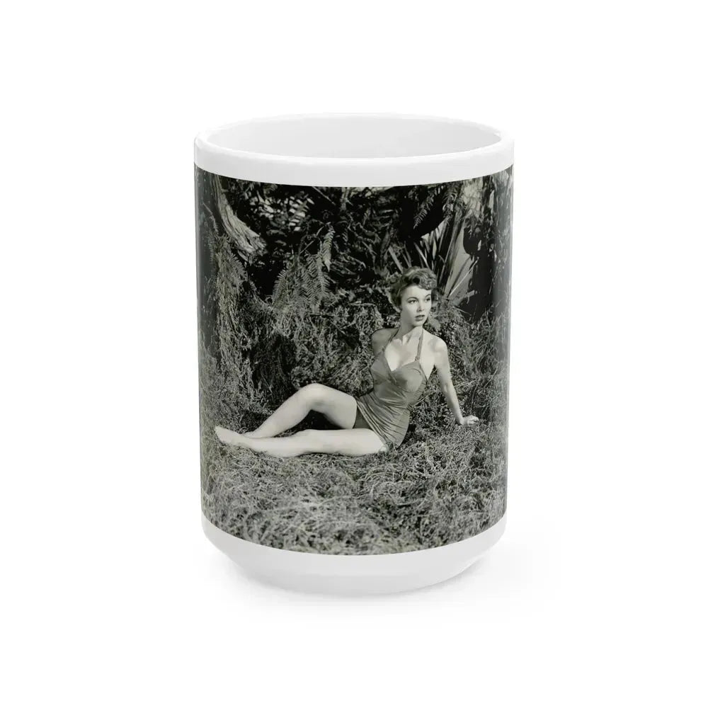 Beverly Garland #78 (Vintage Female Icon) White Coffee Mug 15oz - Go Mug Yourself