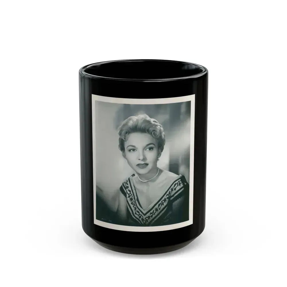 Beverly Garland #81 (Vintage Female Icon) Black Coffee Mug 15oz - Go Mug Yourself