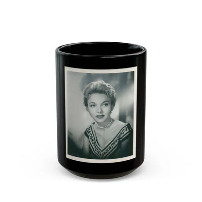 Beverly Garland #81 (Vintage Female Icon) Black Coffee Mug 15oz - Go Mug Yourself
