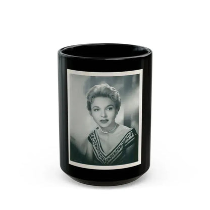 Beverly Garland #81 (Vintage Female Icon) Black Coffee Mug 15oz - Go Mug Yourself