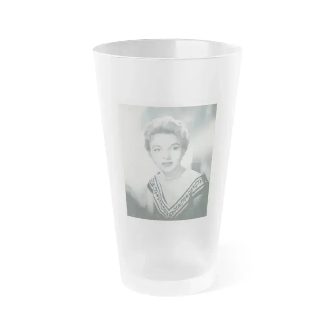 Beverly Garland #81 (Vintage Female Icon) Frosted Pint Glass 16oz 16oz Frosted - Go Mug Yourself