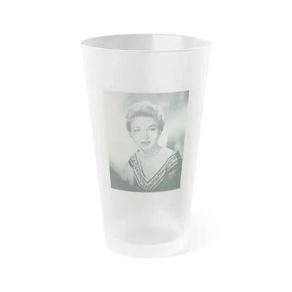 Beverly Garland #81 (Vintage Female Icon) Frosted Pint Glass 16oz 16oz Frosted - Go Mug Yourself