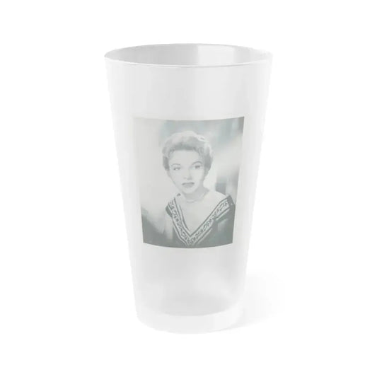 Beverly Garland #81 (Vintage Female Icon) Frosted Pint Glass 16oz 16oz Frosted - Go Mug Yourself