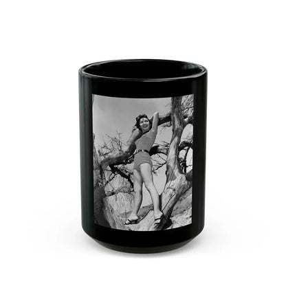 Beverly Garland #84 (Vintage Female Icon) Black Coffee Mug 15oz - Go Mug Yourself