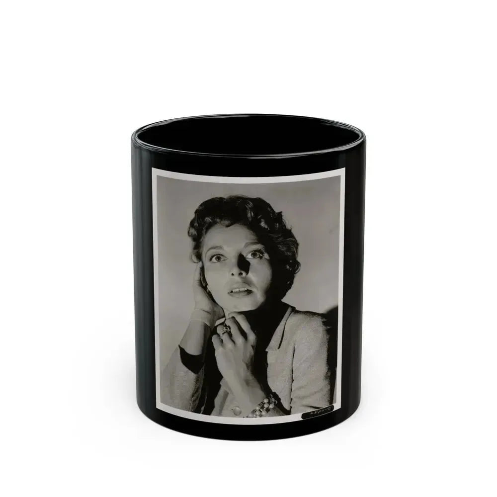 Beverly Garland #94 (Vintage Female Icon) Black Coffee Mug 11oz - Go Mug Yourself