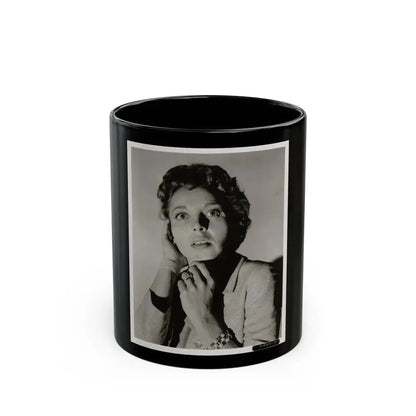 Beverly Garland #94 (Vintage Female Icon) Black Coffee Mug 11oz - Go Mug Yourself
