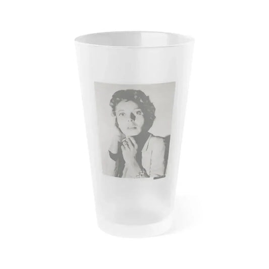 Beverly Garland #94 (Vintage Female Icon) Frosted Pint Glass 16oz 16oz Frosted - Go Mug Yourself