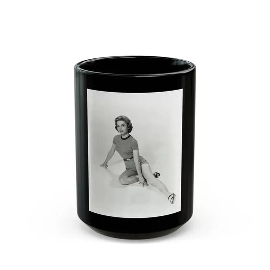 Beverly Garland #95 - 8x10 Vintage B&W Leggy Glamour Promo Photo for ''The Joker Is Wild'' '57 (Vintage Female Icon) Black Coffee Mug 15oz - Go Mug Yourself