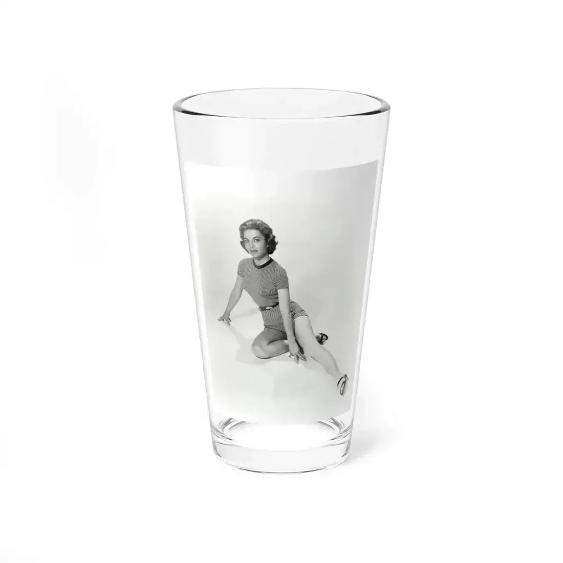 Beverly Garland #95 - 8x10 Vintage B&W Leggy Glamour Promo Photo for ''The Joker Is Wild'' '57 (Vintage Female Icon) Pint Glass 16oz 16oz - Go Mug Yourself