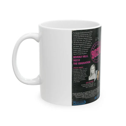 BEVERLY HILLS 90210 THE GRADUATION (VHS COVER) - White Coffee Mug-Go Mug Yourself