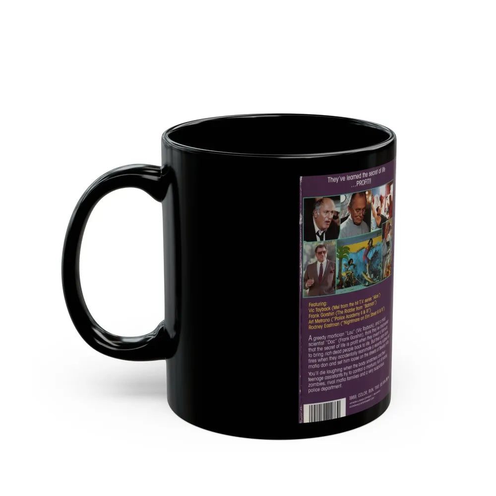 BEVERLY HILLS BODYSNATCHERS (VHS COVER) - Black Coffee Mug-Go Mug Yourself