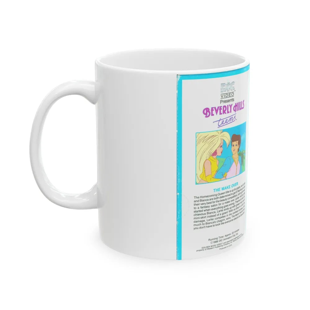 BEVERLY HILLS TEENS THE MAKE OVER (VHS COVER) - White Coffee Mug-Go Mug Yourself