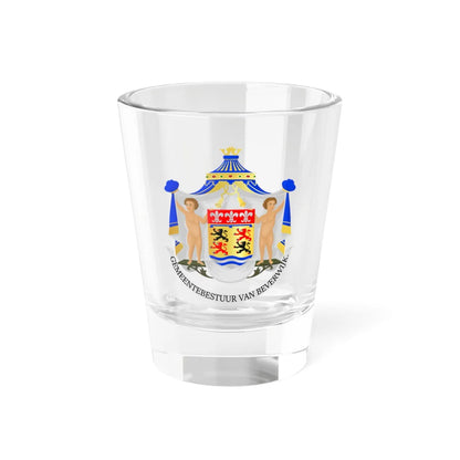 Beverwijk wapen (Netherlands) (Coat of Arms) Shot Glass 1.5oz 1.5oz - Go Mug Yourself