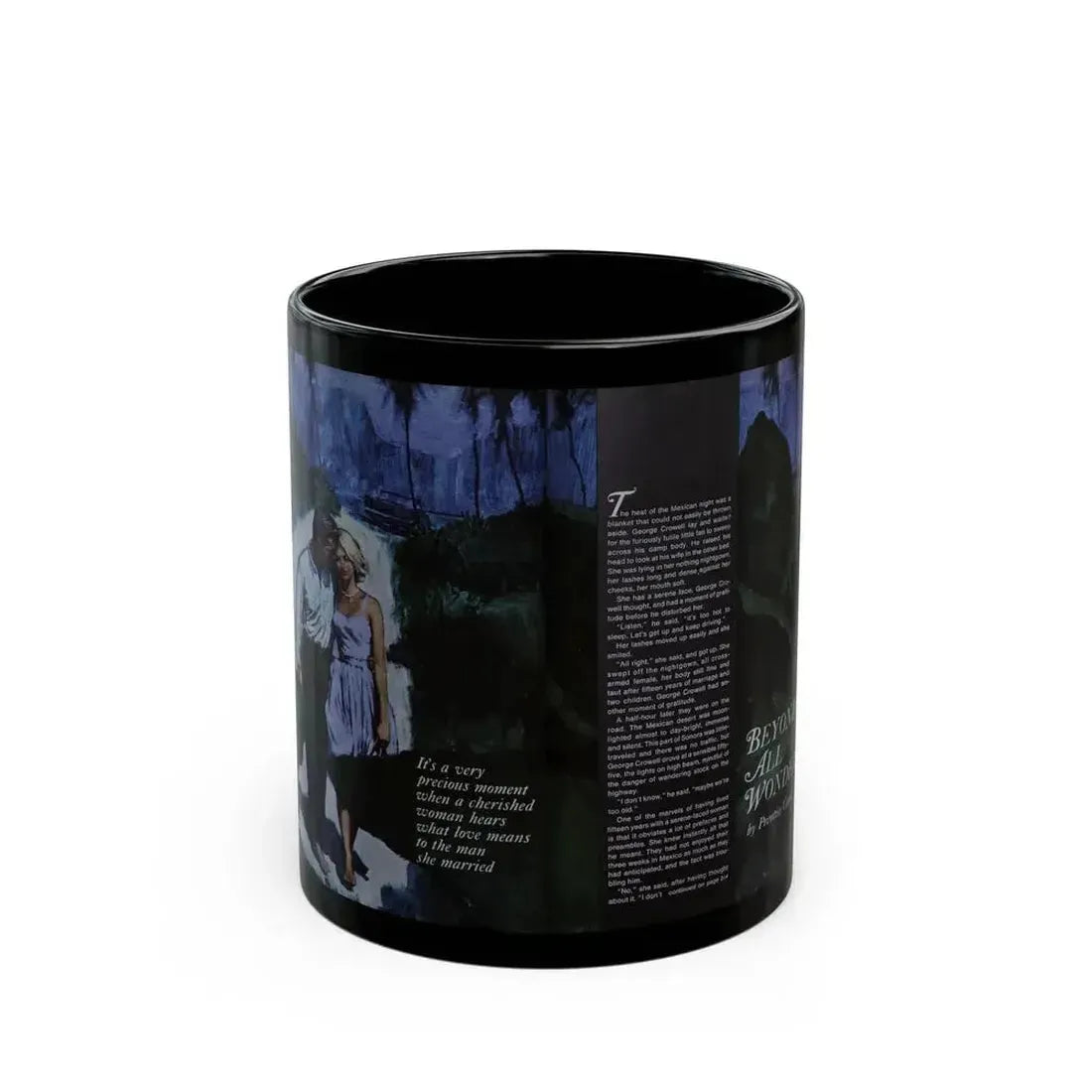 Beyond All Wonder, Good Housekeeping, October 1963 - Black Coffee Mug 11oz - Go Mug Yourself