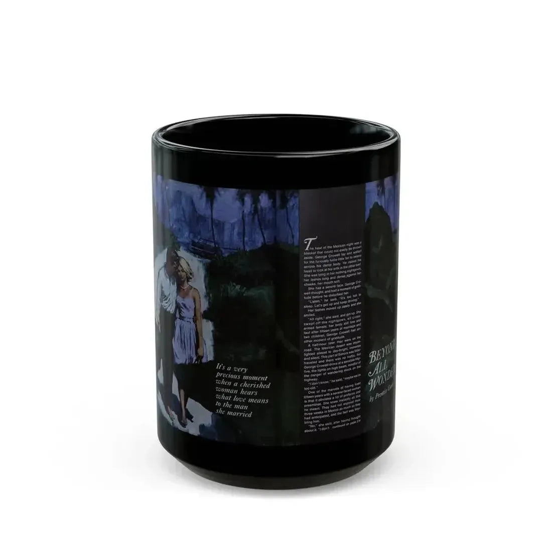 Beyond All Wonder, Good Housekeeping, October 1963 - Black Coffee Mug 15oz - Go Mug Yourself
