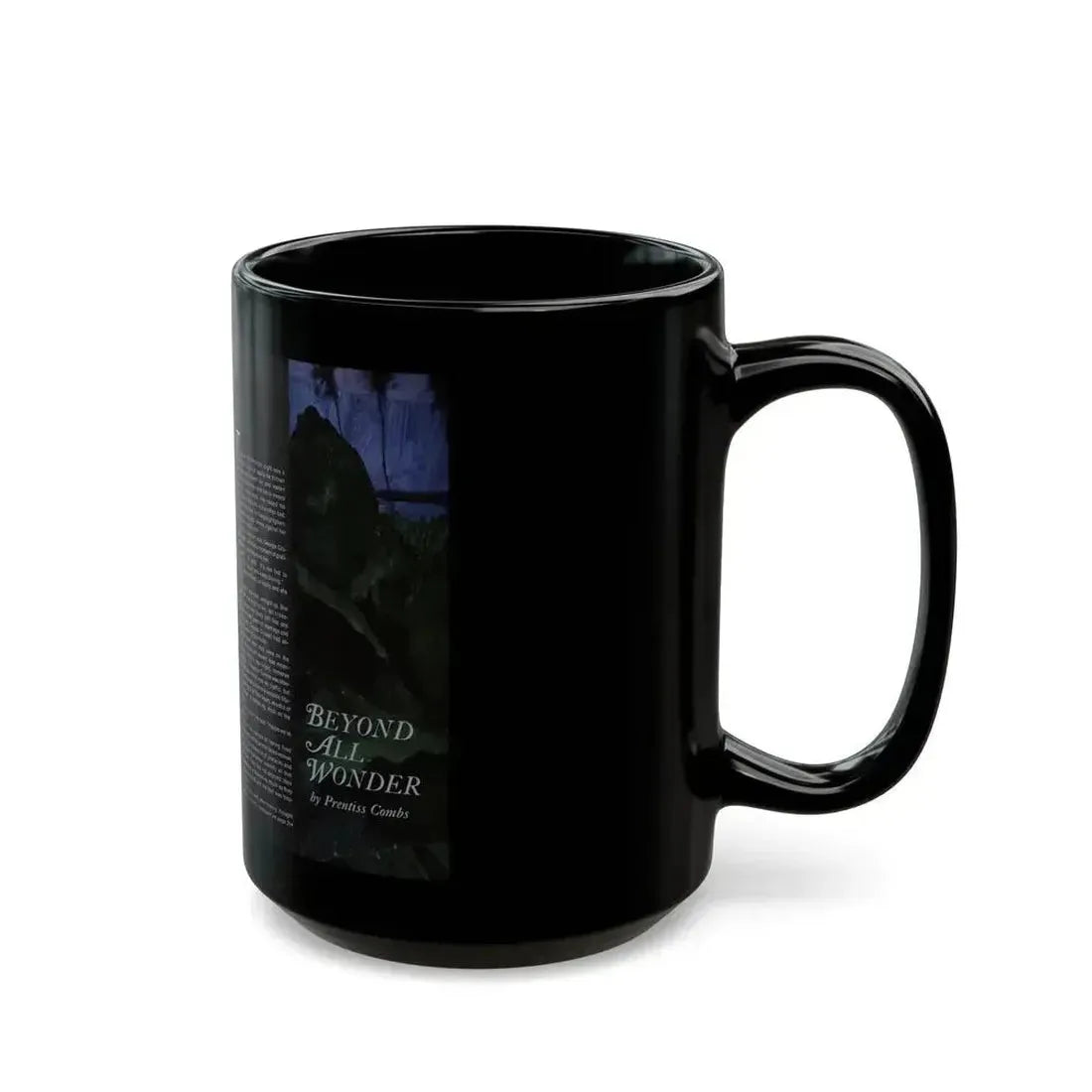 Beyond All Wonder, Good Housekeeping, October 1963 - Black Coffee Mug - Go Mug Yourself