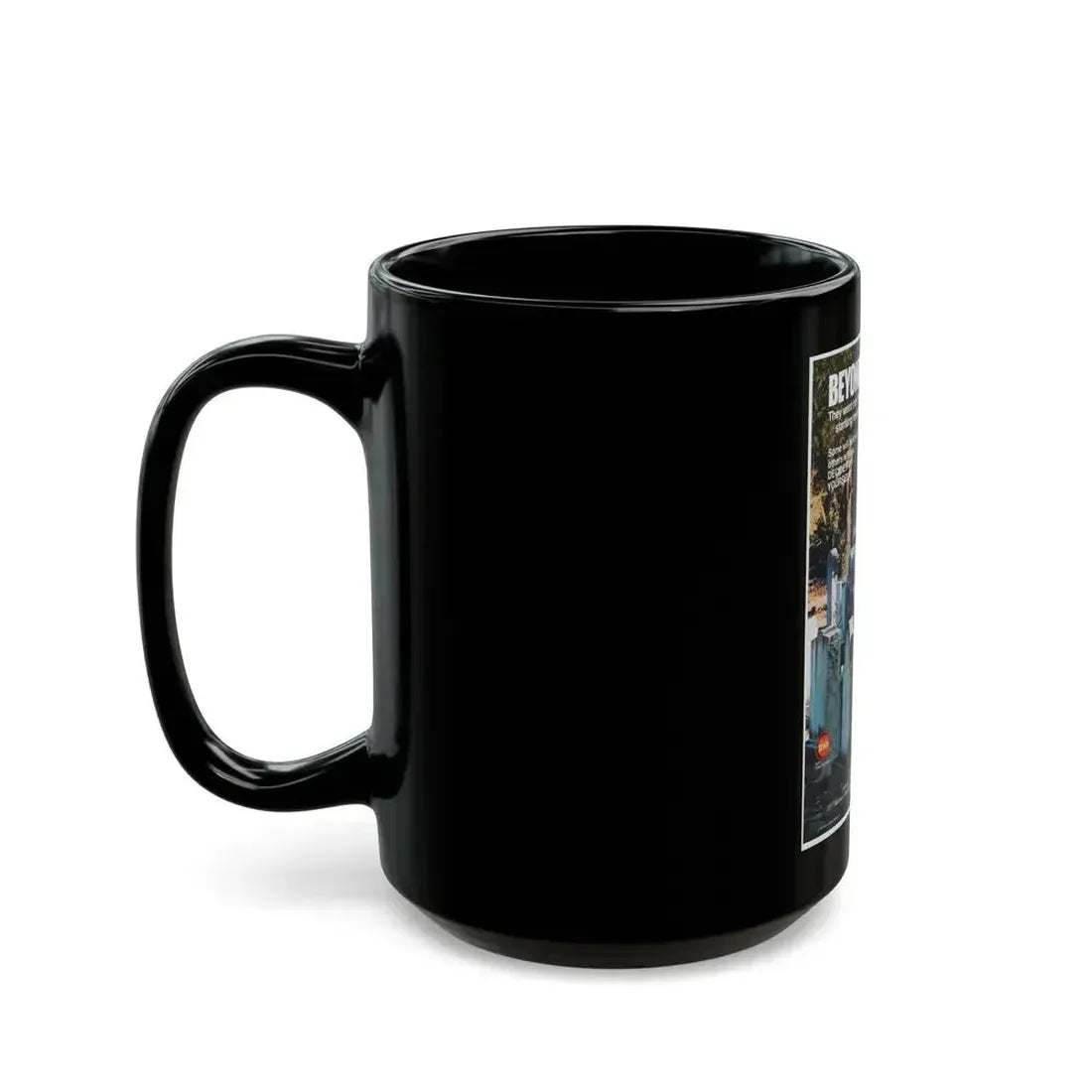 BEYOND AND BACK 1978 Movie Poster - Black Coffee Mug - Go Mug Yourself