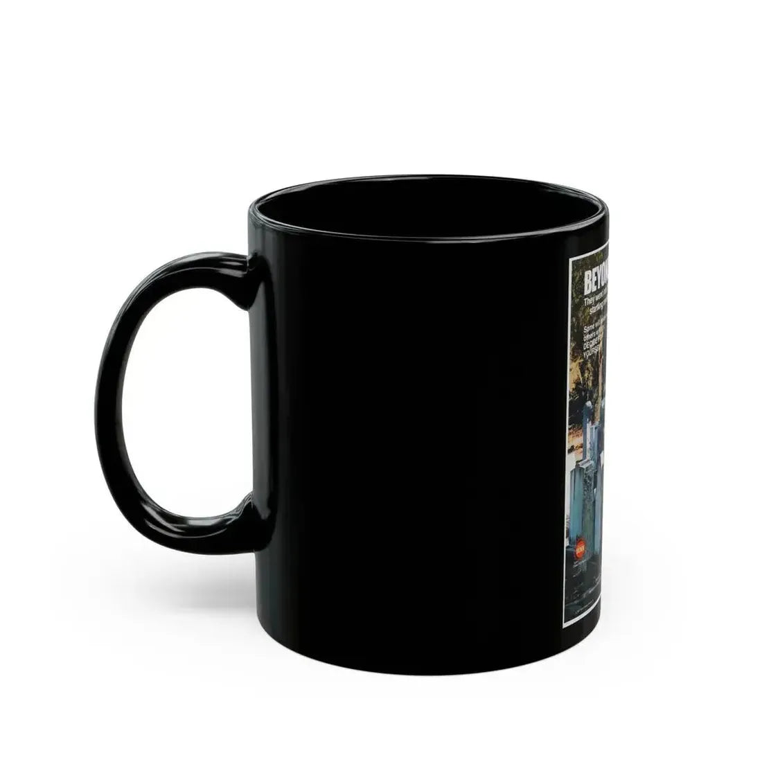 BEYOND AND BACK 1978 Movie Poster - Black Coffee Mug - Go Mug Yourself