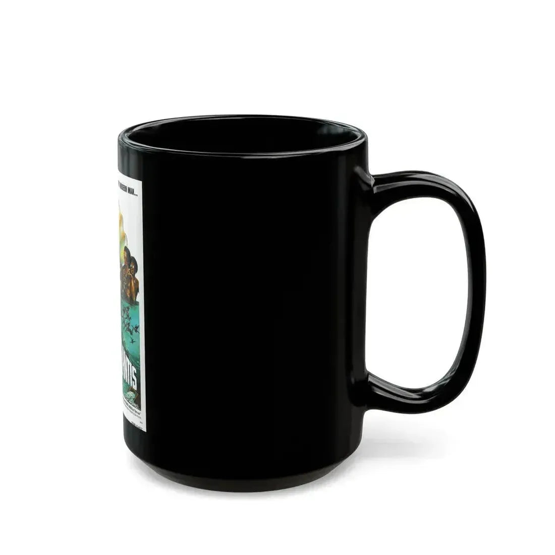BEYOND ATLANTIS 1973 Movie Poster - Black Coffee Mug - Go Mug Yourself