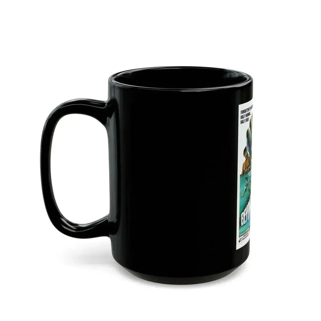 BEYOND ATLANTIS 1973 Movie Poster - Black Coffee Mug - Go Mug Yourself