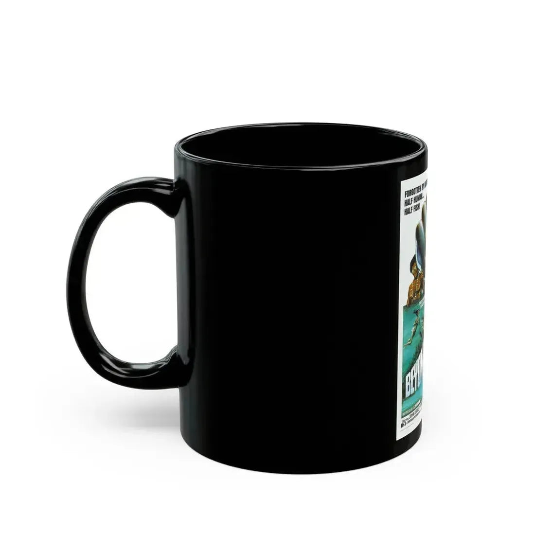 BEYOND ATLANTIS 1973 Movie Poster - Black Coffee Mug - Go Mug Yourself