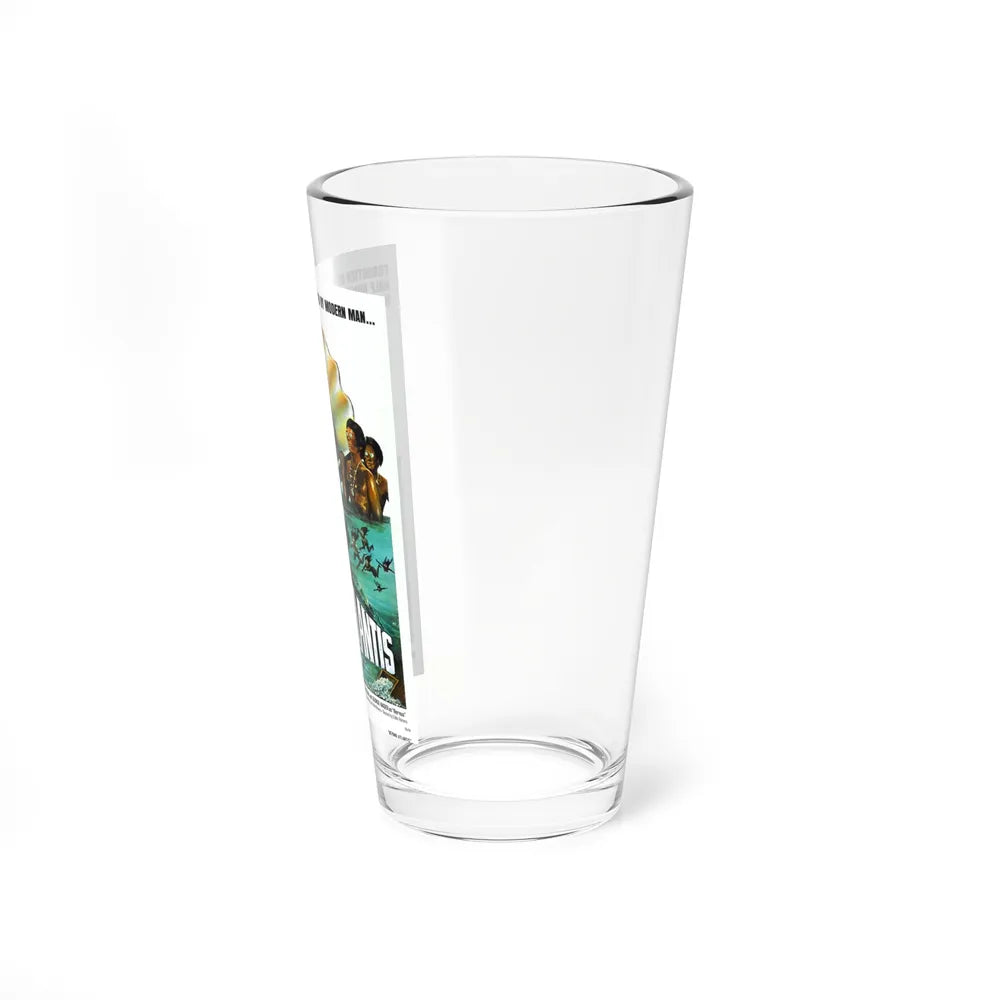 BEYOND ATLANTIS 1973 Movie Poster - Pint Glass 16oz-Go Mug Yourself