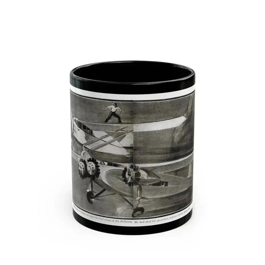 Beyond Control, Liberty magazine, August 13, 1932 - Black Coffee Mug 11oz - Go Mug Yourself