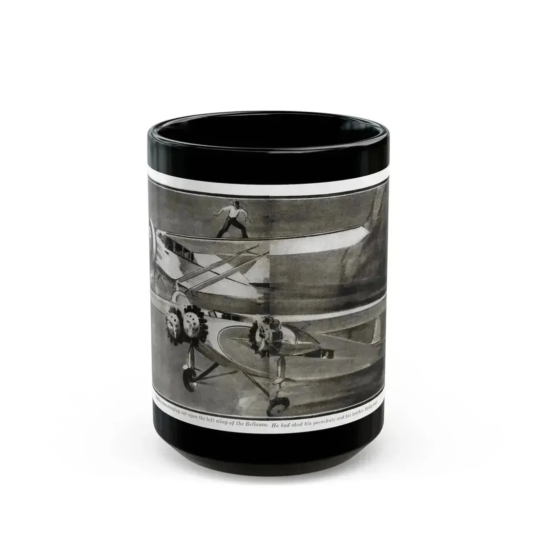 Beyond Control, Liberty magazine, August 13, 1932 - Black Coffee Mug 15oz - Go Mug Yourself