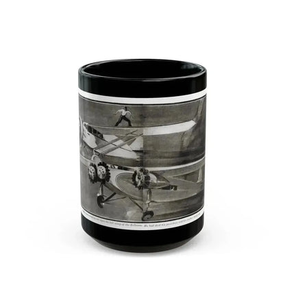 Beyond Control, Liberty magazine, August 13, 1932 - Black Coffee Mug 15oz - Go Mug Yourself