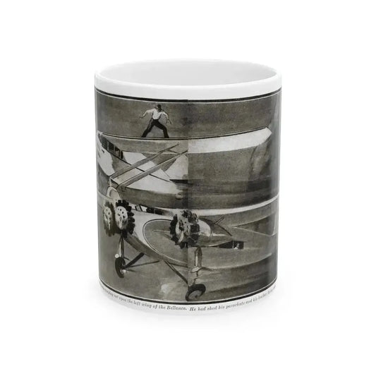 Beyond Control, Liberty magazine, August 13, 1932 - White Coffee Mug 11oz - Go Mug Yourself