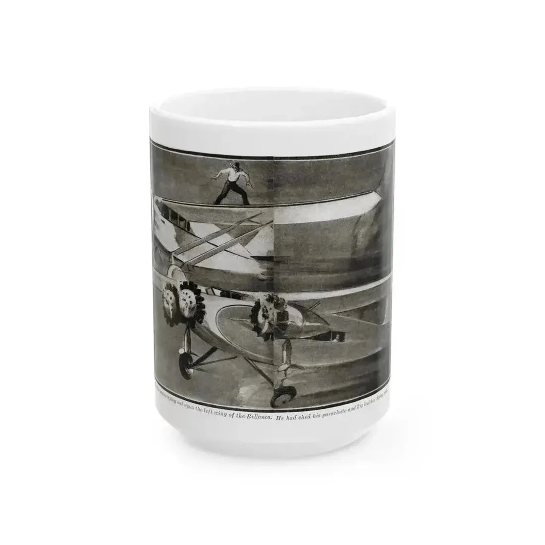 Beyond Control, Liberty magazine, August 13, 1932 - White Coffee Mug 15oz - Go Mug Yourself