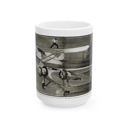Beyond Control, Liberty magazine, August 13, 1932 - White Coffee Mug 15oz - Go Mug Yourself