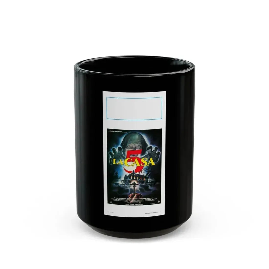 BEYOND DARKNESS 1990 Movie Poster - Black Coffee Mug 15oz - Go Mug Yourself