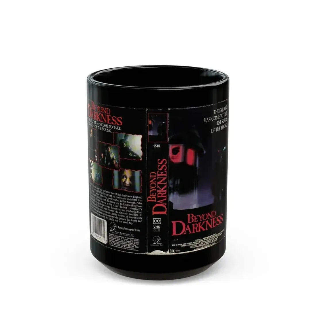BEYOND DARKNESS (VHS COVER) - Black Coffee Mug 15oz - Go Mug Yourself