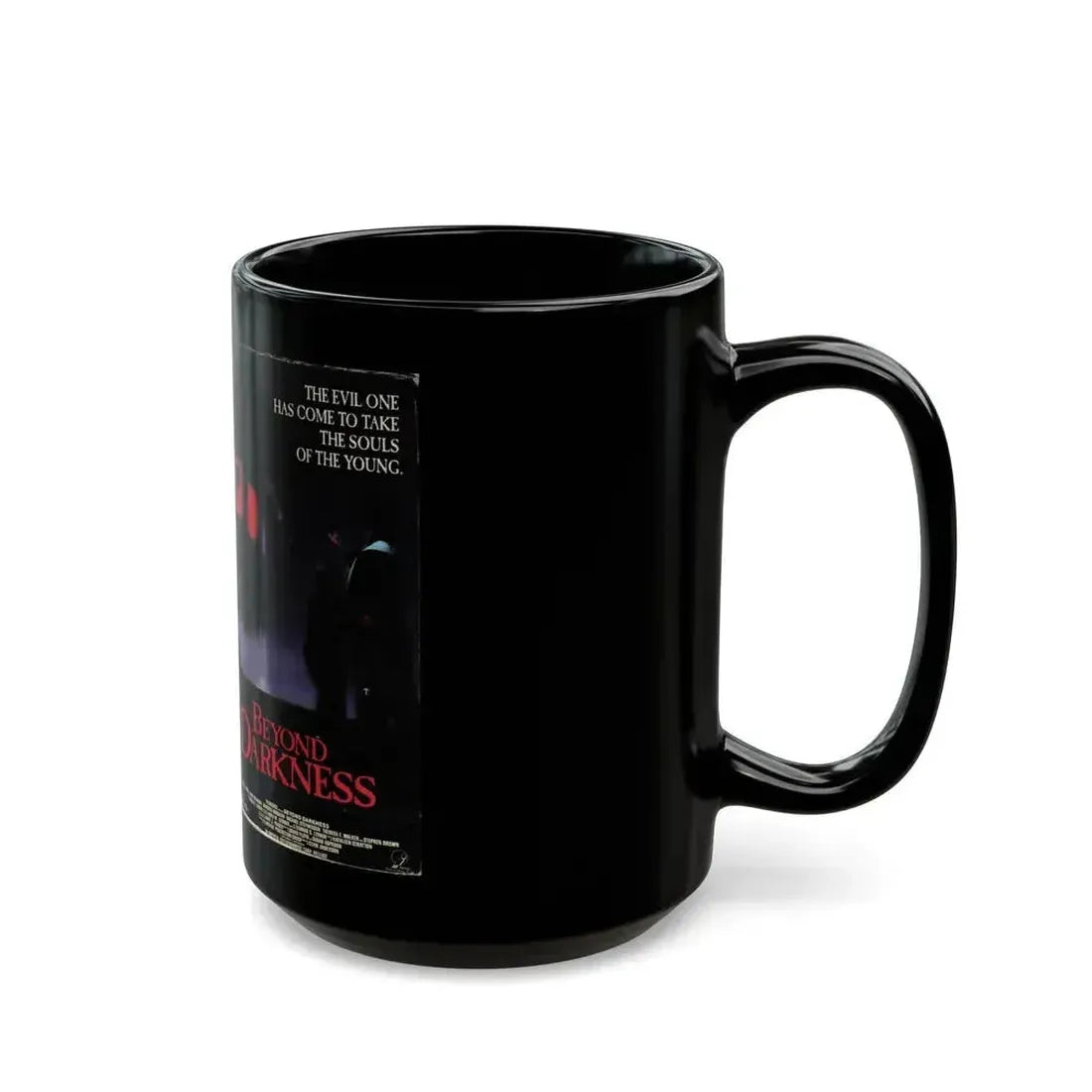 BEYOND DARKNESS (VHS COVER) - Black Coffee Mug - Go Mug Yourself