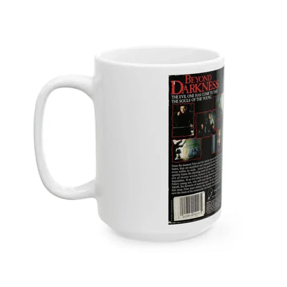 BEYOND DARKNESS (VHS COVER) - White Coffee Mug - Go Mug Yourself