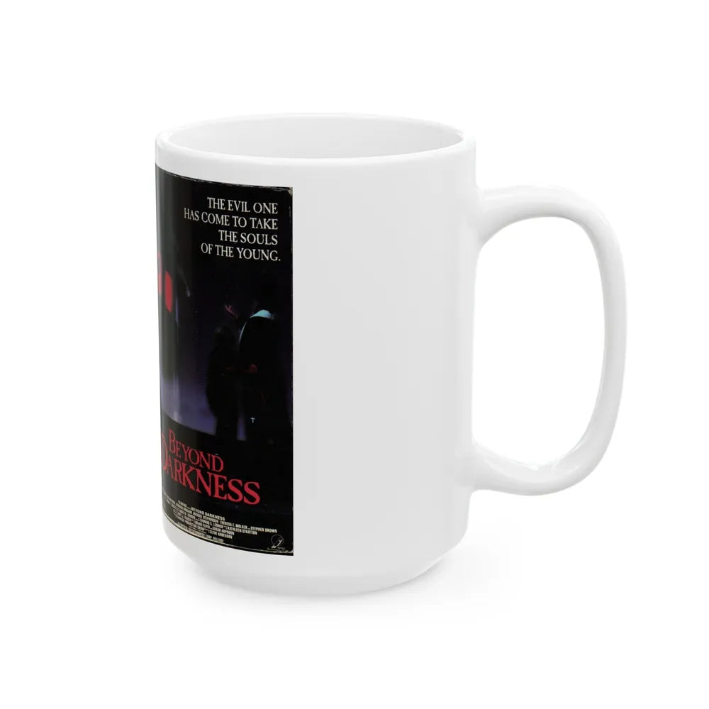 BEYOND DARKNESS (VHS COVER) - White Coffee Mug-Go Mug Yourself