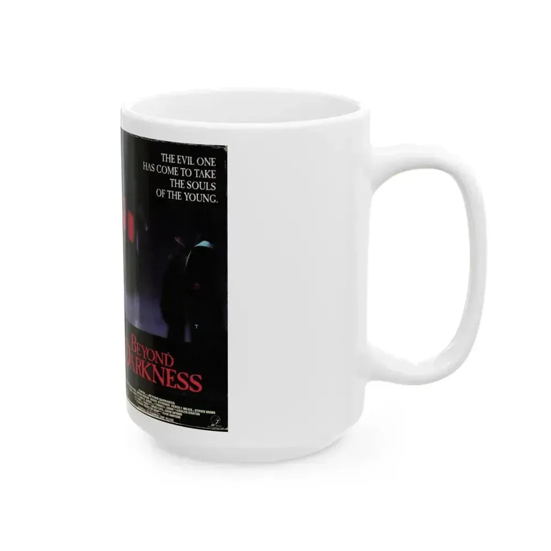 BEYOND DARKNESS (VHS COVER) - White Coffee Mug - Go Mug Yourself