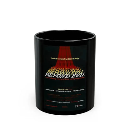 BEYOND EVIL (TEASER) 1980 Movie Poster - Black Coffee Mug 11oz - Go Mug Yourself