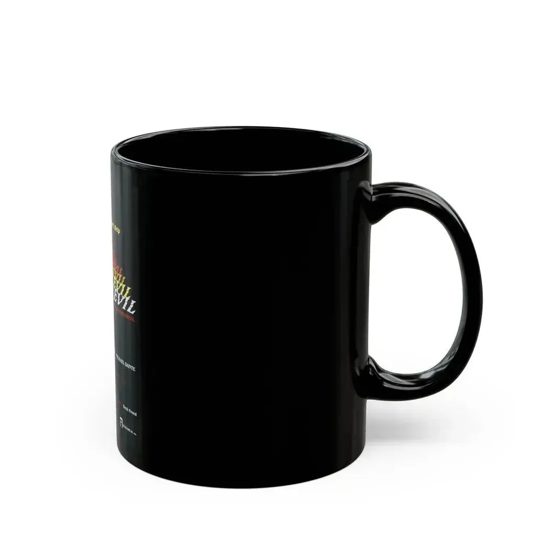 BEYOND EVIL (TEASER) 1980 Movie Poster - Black Coffee Mug - Go Mug Yourself