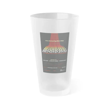 BEYOND EVIL (TEASER) 1980 Movie Poster - Frosted Pint Glass 16oz 16oz Frosted - Go Mug Yourself
